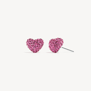 *NEW* Hillberg & Berk | Sparkle Heart Stud Earrings