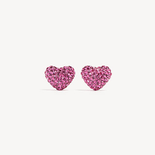 *NEW* Hillberg & Berk | Sparkle Heart Stud Earrings