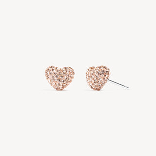 *NEW* Hillberg & Berk | Sparkle Heart Stud Earrings