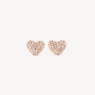 *NEW* Hillberg & Berk | Sparkle Heart Stud Earrings