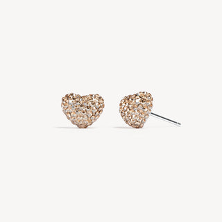 *NEW* Hillberg & Berk | Sparkle Heart Stud Earrings