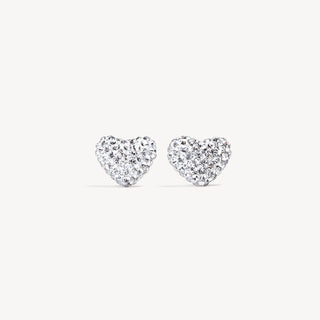 *NEW* Hillberg & Berk | Sparkle Heart Stud Earrings