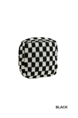 *DOOR CRASHERS* Mini Checkered Makeup Case (3 Colours)