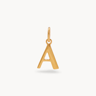 Hillberg & Berk | 10mm Letter Charm | Gold