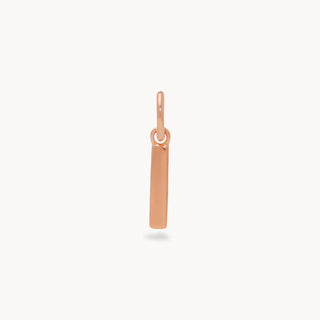 Hillberg & Berk | 10mm Letter Charm | Rose Gold