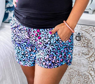 PREORDER Shirley | Lounge Short | Colourful Leopard - SHIPPING LATE APRIL