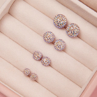 Hillberg & Berk | Sparkle Ball Studs | Ballet Slipper