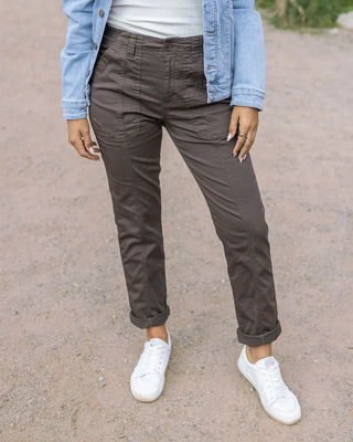 Grace & Lace | Camper Cargo Pants | Tarmac