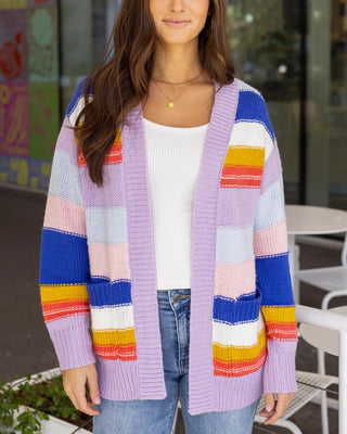 *NEW* Grace & Lace | Colorblock Chunky Cardigan | Multi