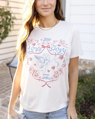 PRELAUNCH Grace & Lace | Crew Neck Graphic Tee | True Love