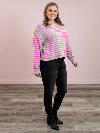 *DOOR CRASHERS* The Whole Nine Yards Sweater | Stone & Orchid