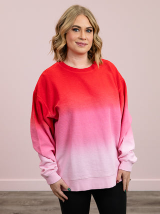 Ready To Wear Sweatshirt | Red & Pink