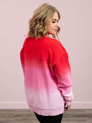 Ready To Wear Sweatshirt | Red & Pink