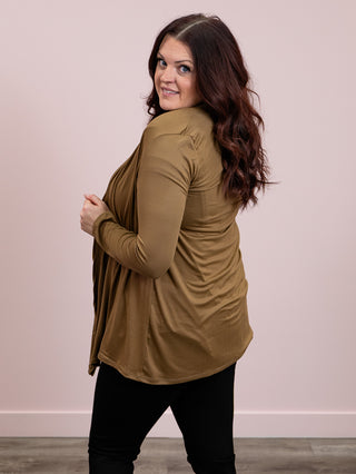 *FINAL SALE* Catch The Breeze Cardigan | Camel