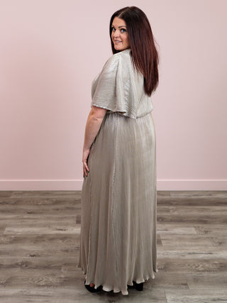 Dreamy Maxi Dress | Champagne