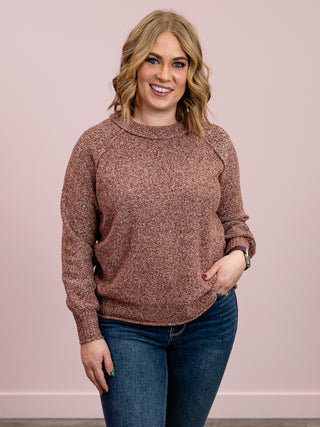 Tina Pullover Sweater | Dark Rust