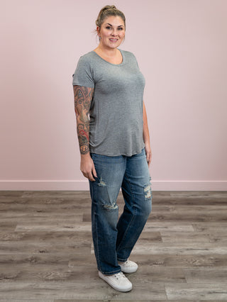 Allison Tee | Heather Grey