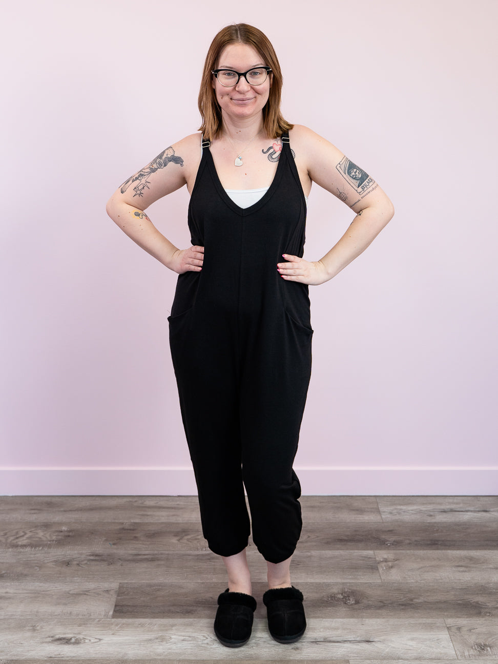 PREORDER Becky Romper | SOLID | Charcoal - shipping end of April