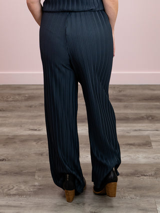 DEX | Dorinda Pleated Pants | Slate