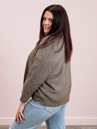 *NEW* Estelle Dolman Sleeve Cardigan | Mocha