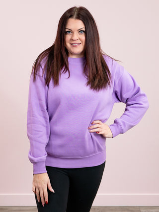 *CYBER MONDAY* The Crew Pullover | Bright Lavender