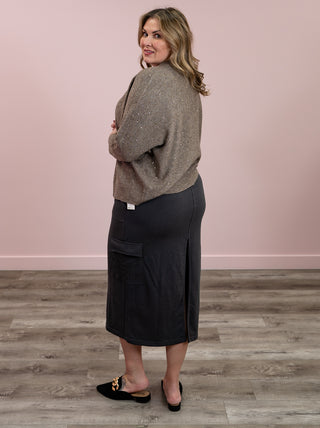 *NEW* Estelle Dolman Sleeve Cardigan | Mocha