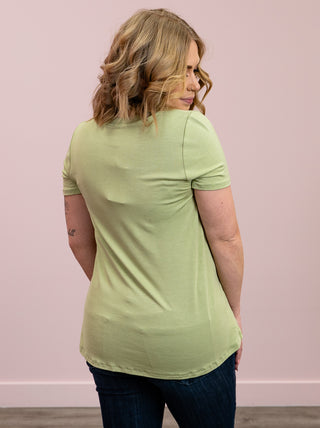 *NEW* Brynn Bamboo Tee | Green Tea