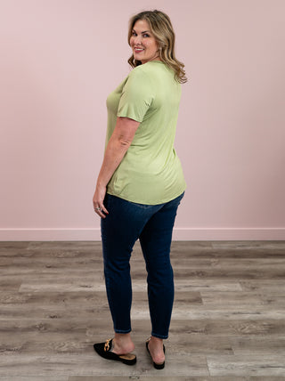 *NEW* Brynn Bamboo Tee | Green Tea