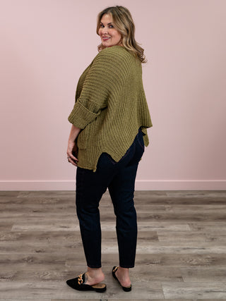 *NEW* Dearest Sweater Cardi | Herb