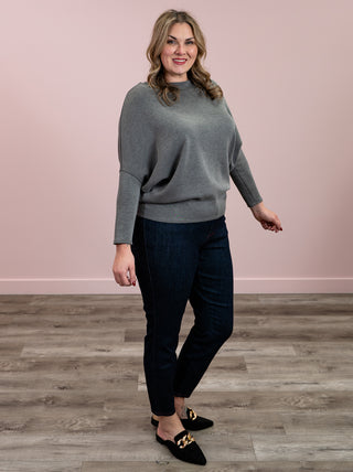 Holly Boatneck Tunic | Grey