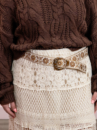 Sasha Belt | Oatmilk & Mocha