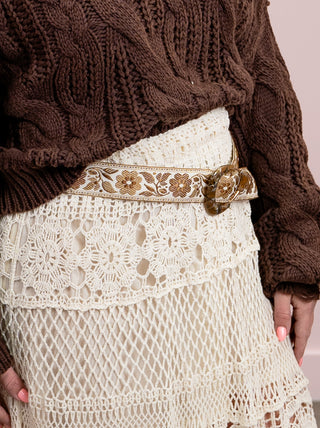 *NEW* Sasha Belt | Oatmilk & Mocha