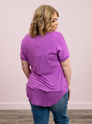 *NEW* Celeste Basic Tee | Purple