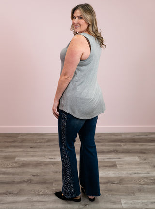 Amelia Tank | Heather Grey