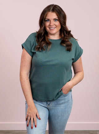 *NEW* Sloane Modal Slub Short Sleeve Tee | Ash Jade