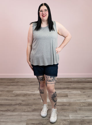 Amelia Tank | Heather Grey