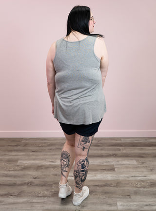 *NEW* Amelia Tank | Heather Grey