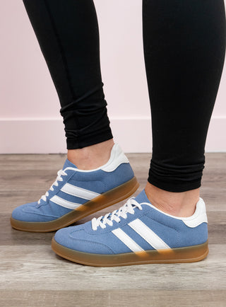 Dear Dash Sneakers | Blue & White