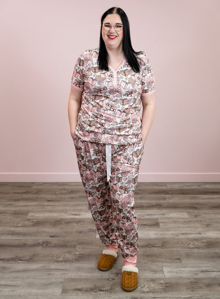 *NEW* Shirley Matching Set | Tee & Joggers | Floral Bookworm