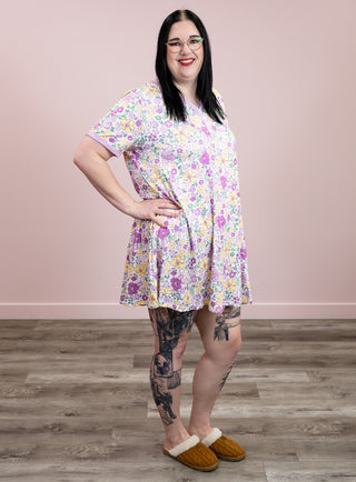 Shirley Sleepshirt | Purple Floral