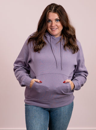 *NEW* Toronto Relax Fit Fleece Hoodie | Dusty Purple