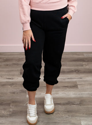 Ponoka Fleece Jogger | Black