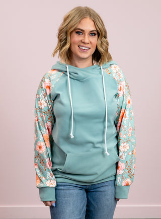 *NEW* Shirley Tara Spring Hooded Pullover | Mint