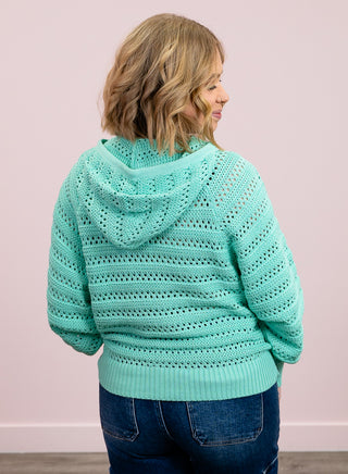 Rory Hooded Sweater | Mint