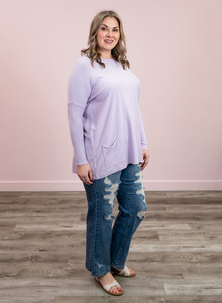 *NEW* Lucine Pocket Sweater | Wisteria