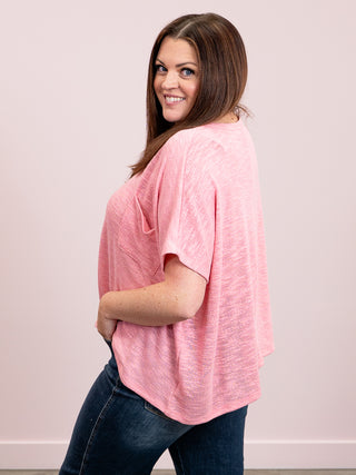 *NEW* Whole New World Top | Dark Pink