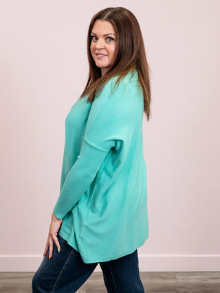 *NEW* Lucine Pocket Sweater | Biscay Green