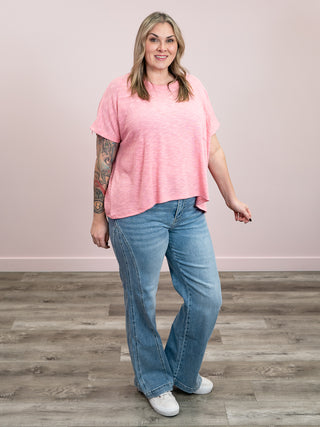 *NEW* Whole New World Top | Dark Pink