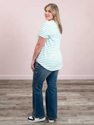 *NEW* Sawyer Striped Top | Mint