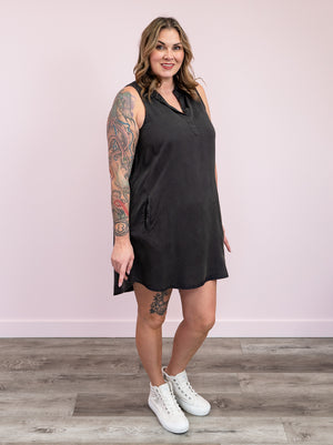 DEX | Merissa Sleeveless Dress | New Black Wash